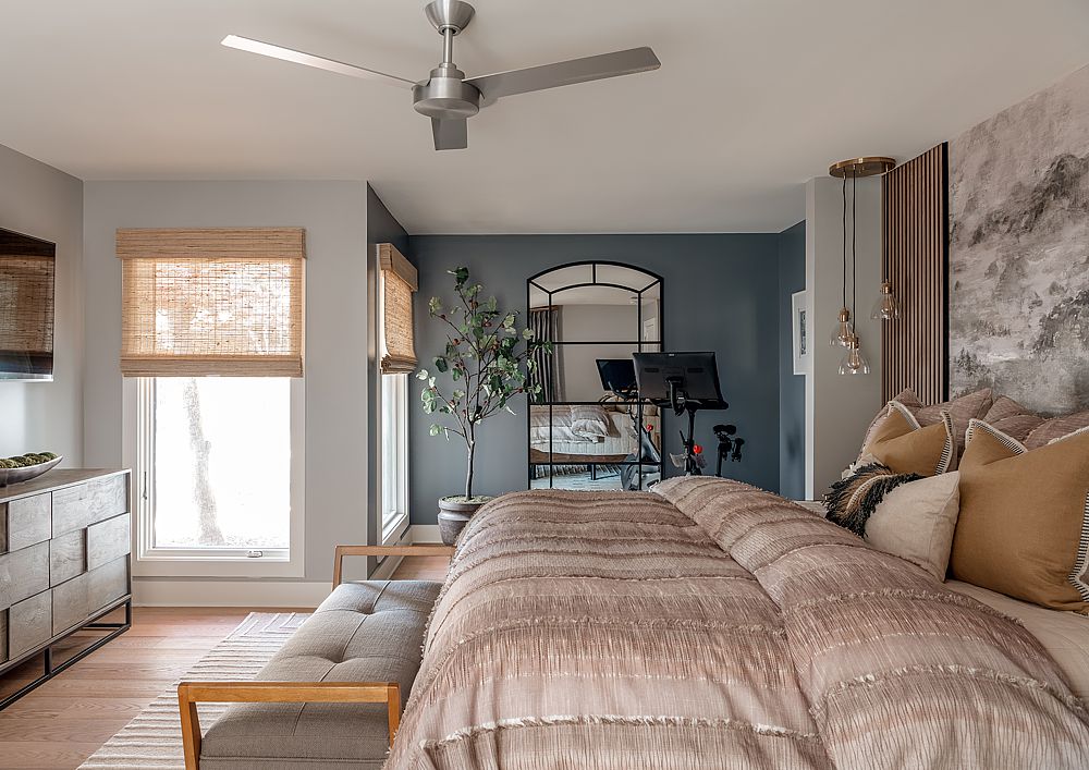 A harmonious color scheme combines complementary colors, tones and shades to create a cohesive look.
