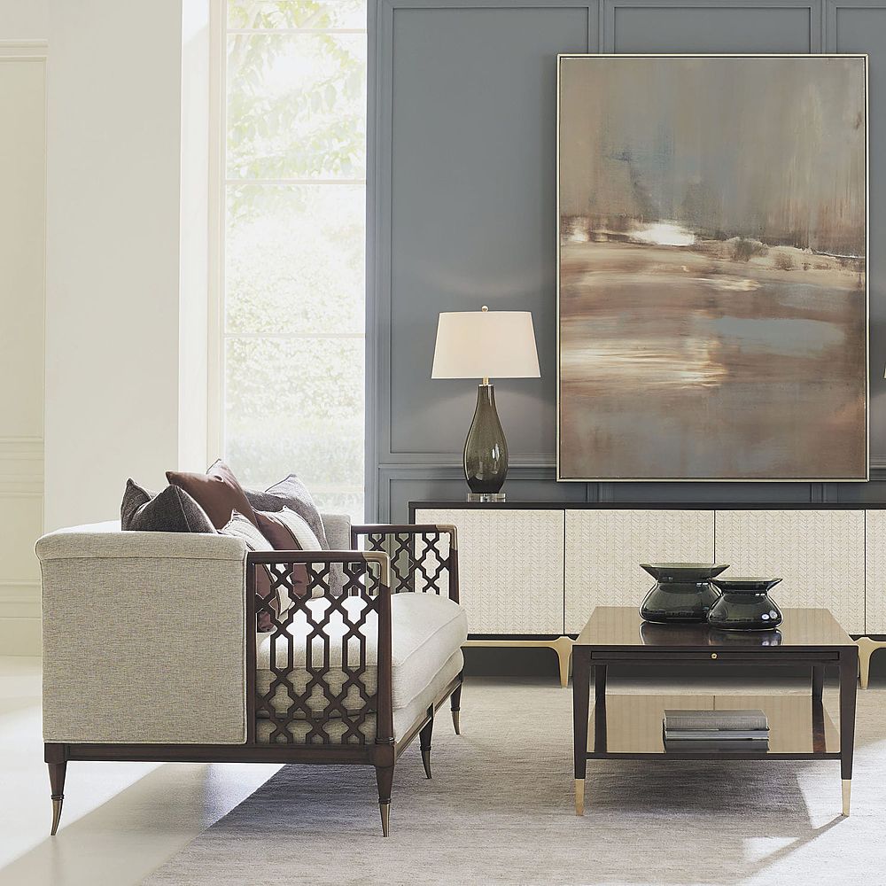 You achieve harmonious interior design when all the details in a room work together to create a space that feels orderly, cohesive and beautiful.
